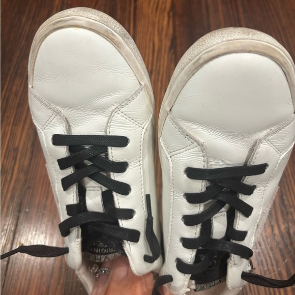 Vintage Havana Black Lace White Low Top Sneaker With Chain Star Sz 8 - Picture 5 of 8